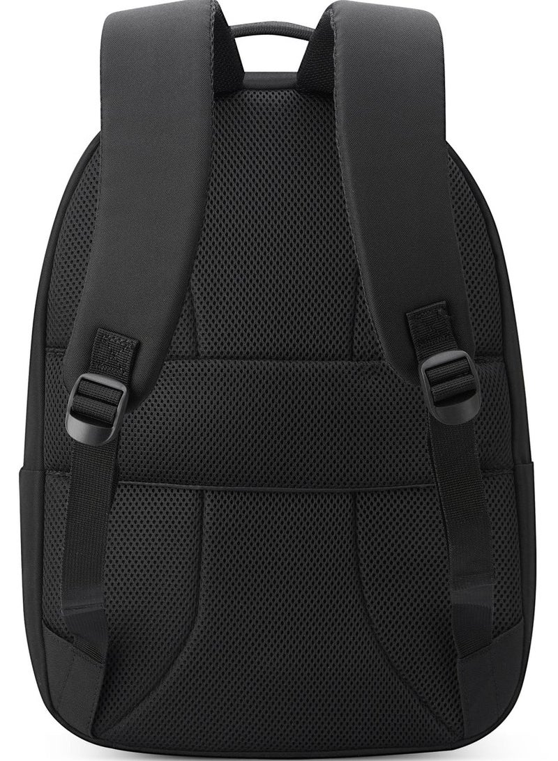 UNITED COLORS OF BENETTON Fabrica Round Unisex 15.6-Inch Laptop Backpack - Black - Image 3